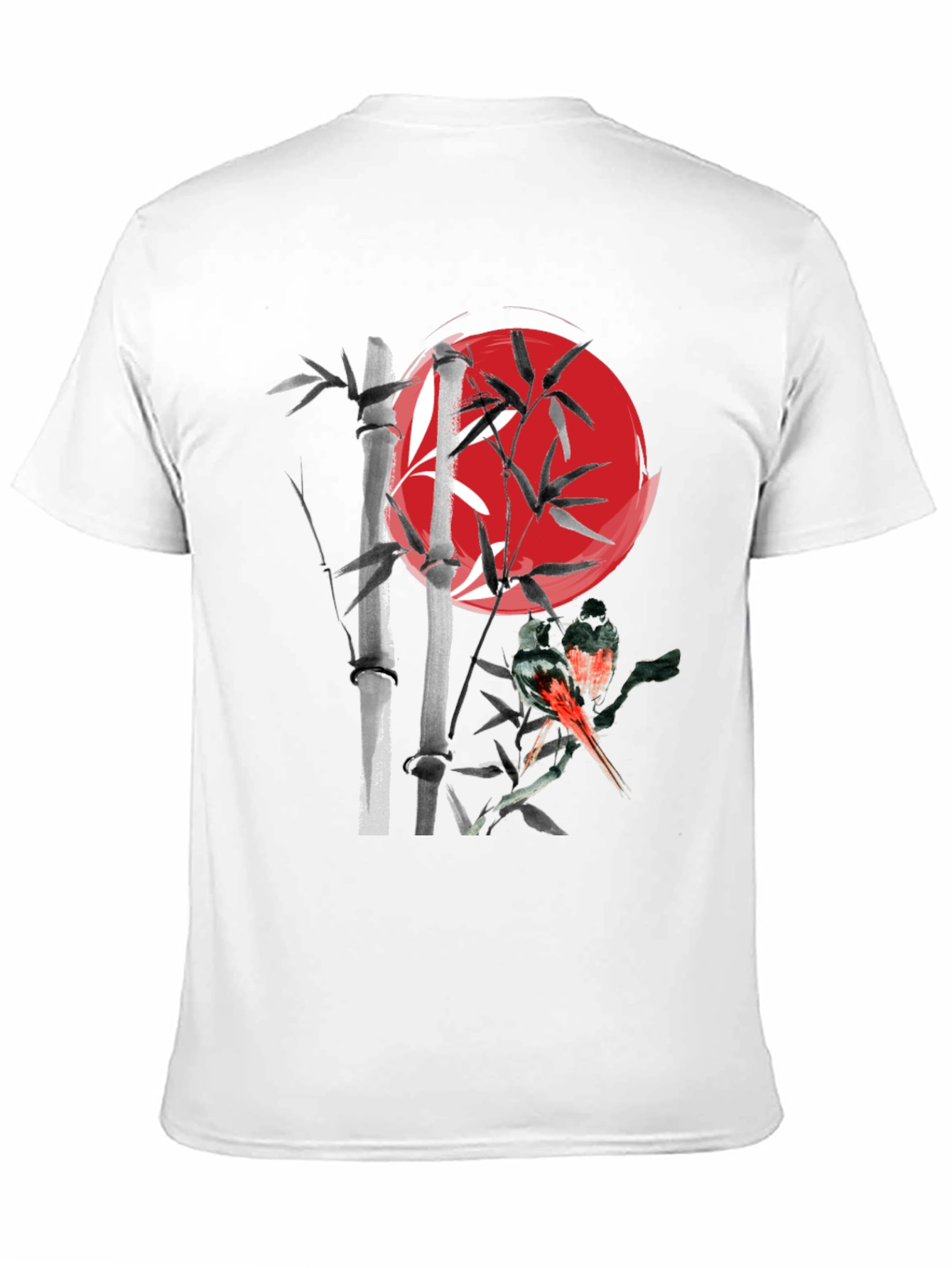 Bamboo & Bird Graphic Tee