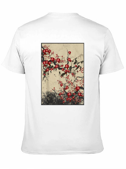 Blossom Art Black T-Shirt