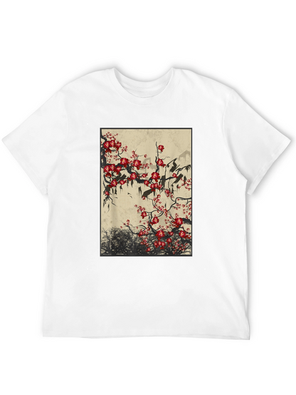 Blossom Art Black T-Shirt