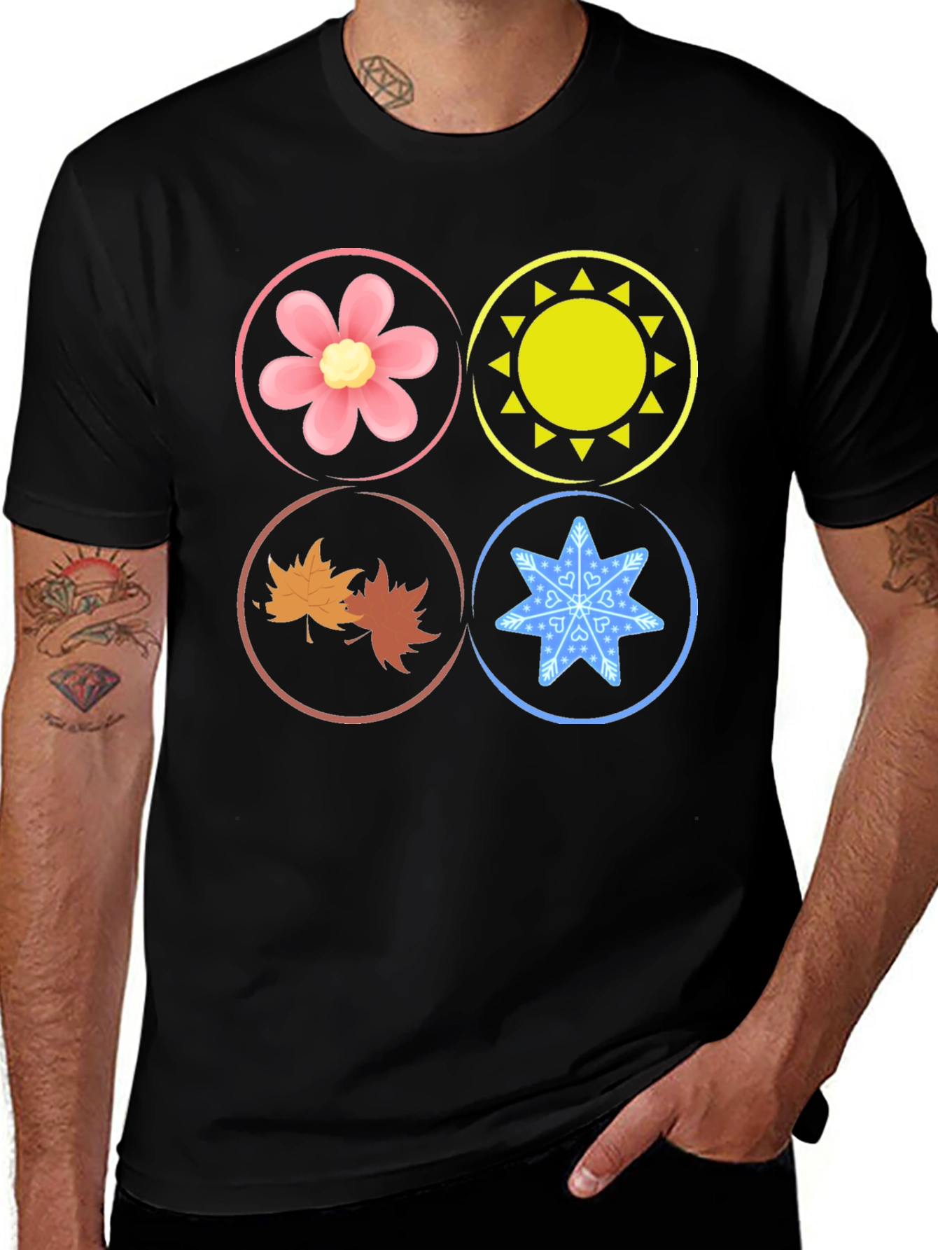 Seasons Graphic T-Shirt