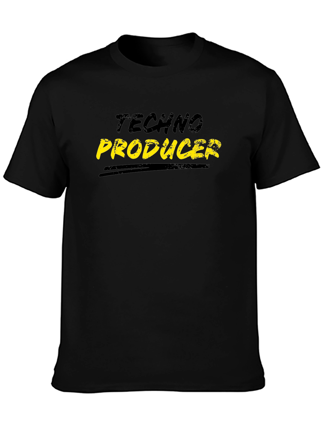 Techno Producer Black T-Shirt