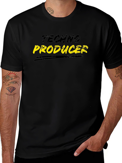 Techno Producer Black T-Shirt
