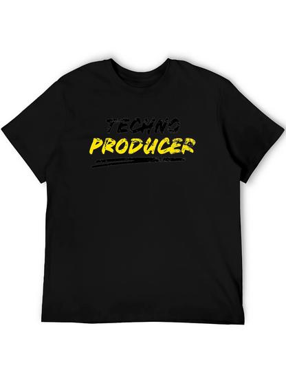 Techno Producer Black T-Shirt