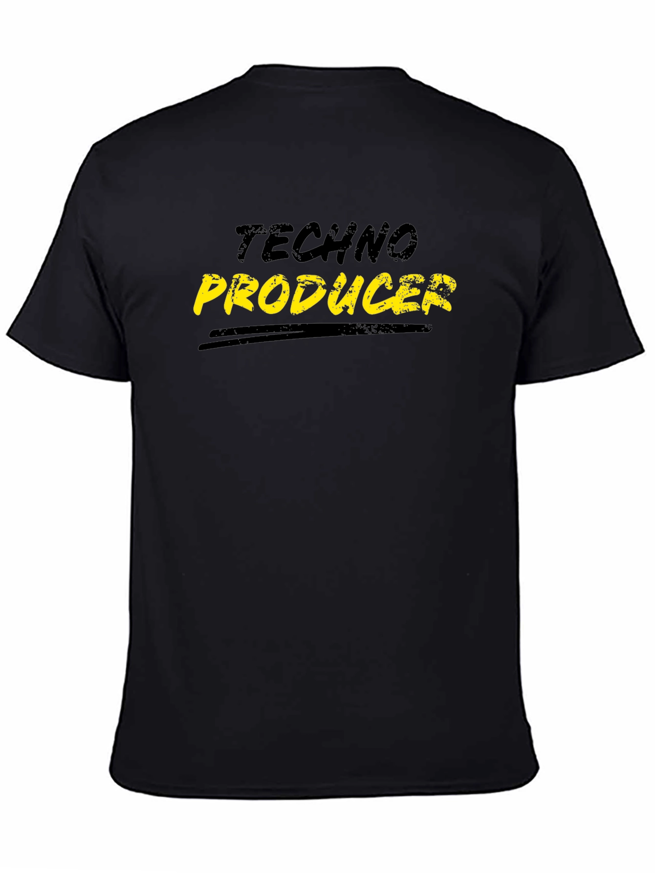 Techno Producer Black T-Shirt