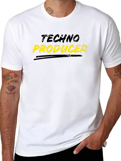 Techno Producer Black T-Shirt