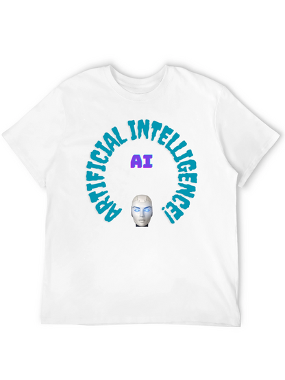 AI Intelligence Graphic Tee - Futuristic Design