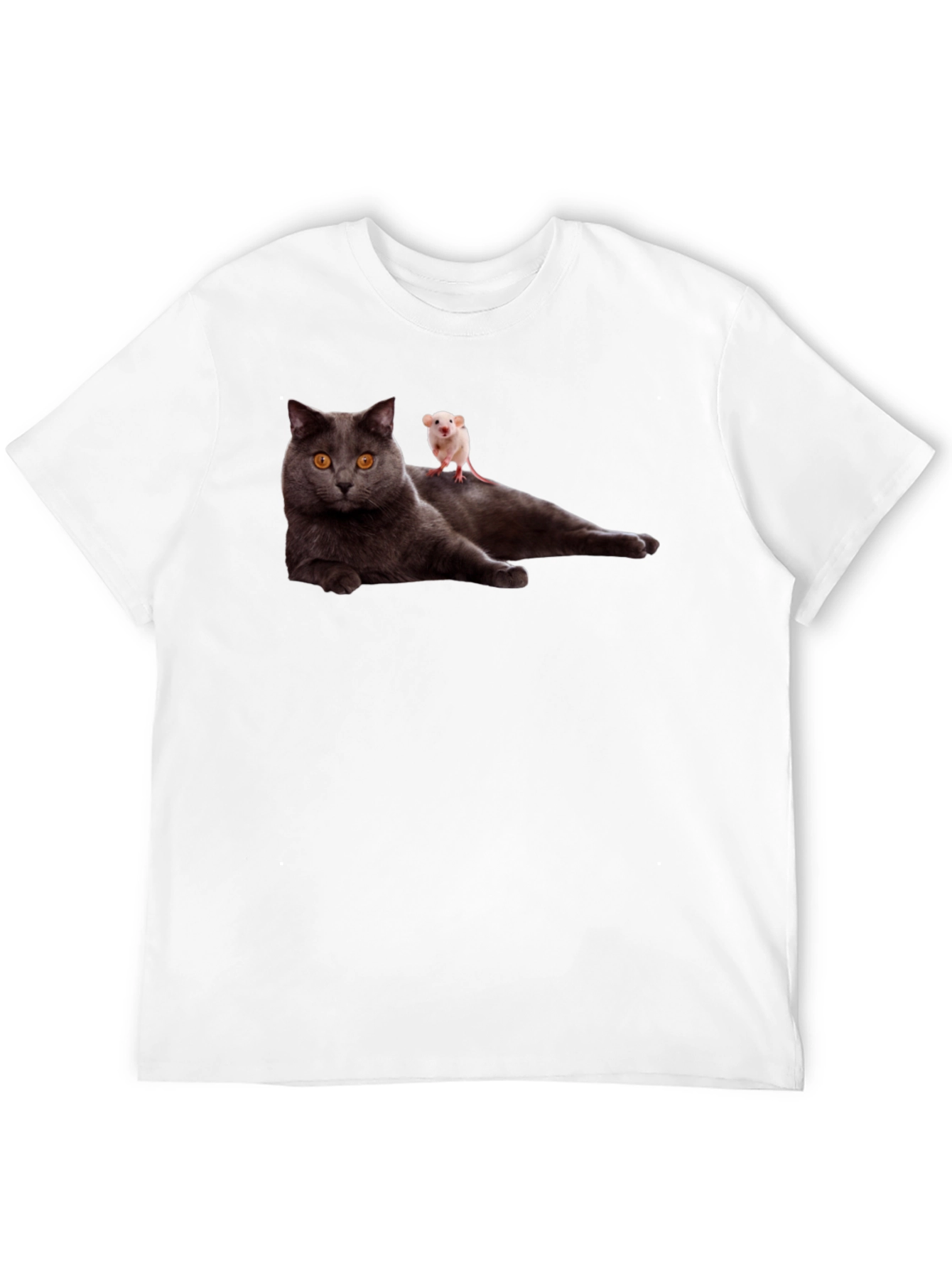 Cat & Mouse T-Shirt - Funny Graphic Tee