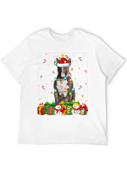 Festive Dog Christmas T-Shirt