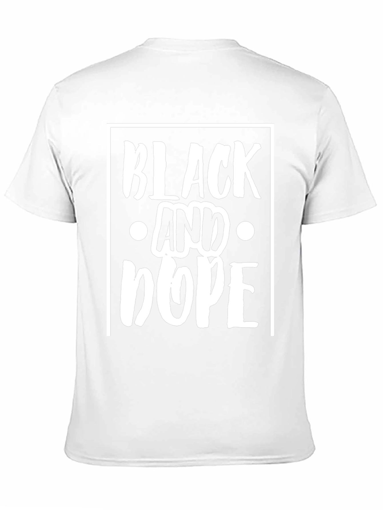Black and Dope Graphic Print T-Shirt