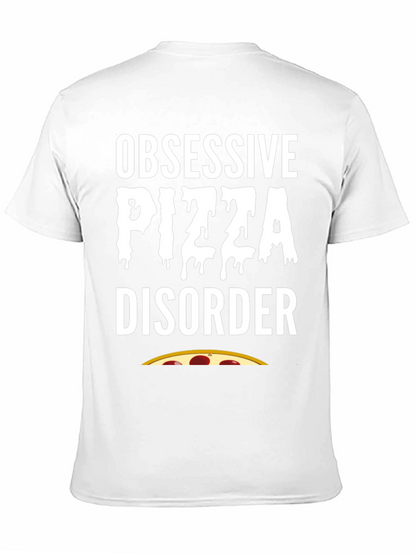 Obsessive Pizza Disorder Black T-Shirt