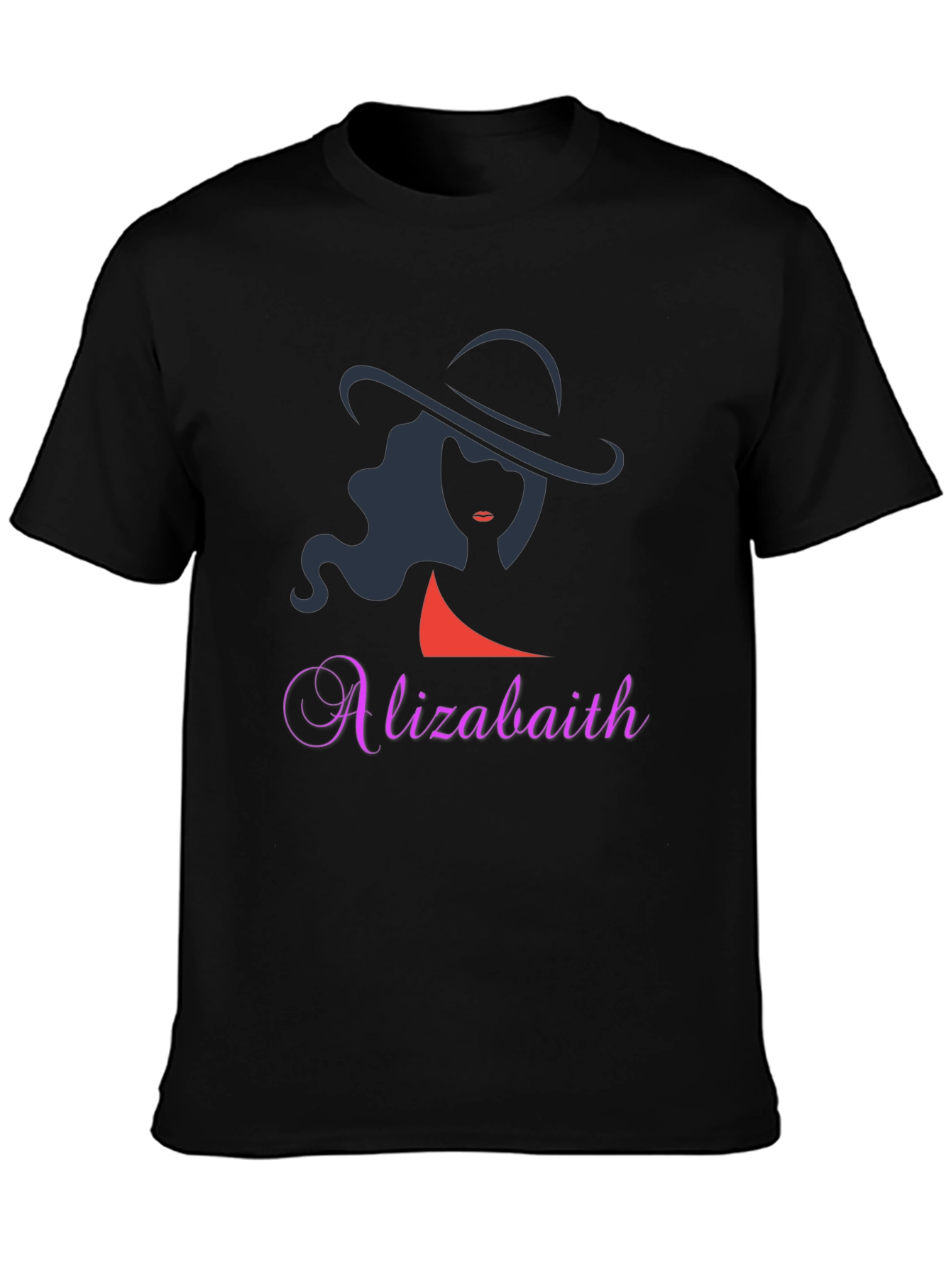Elegant Woman Silhouette Tee - Alizabaith Design