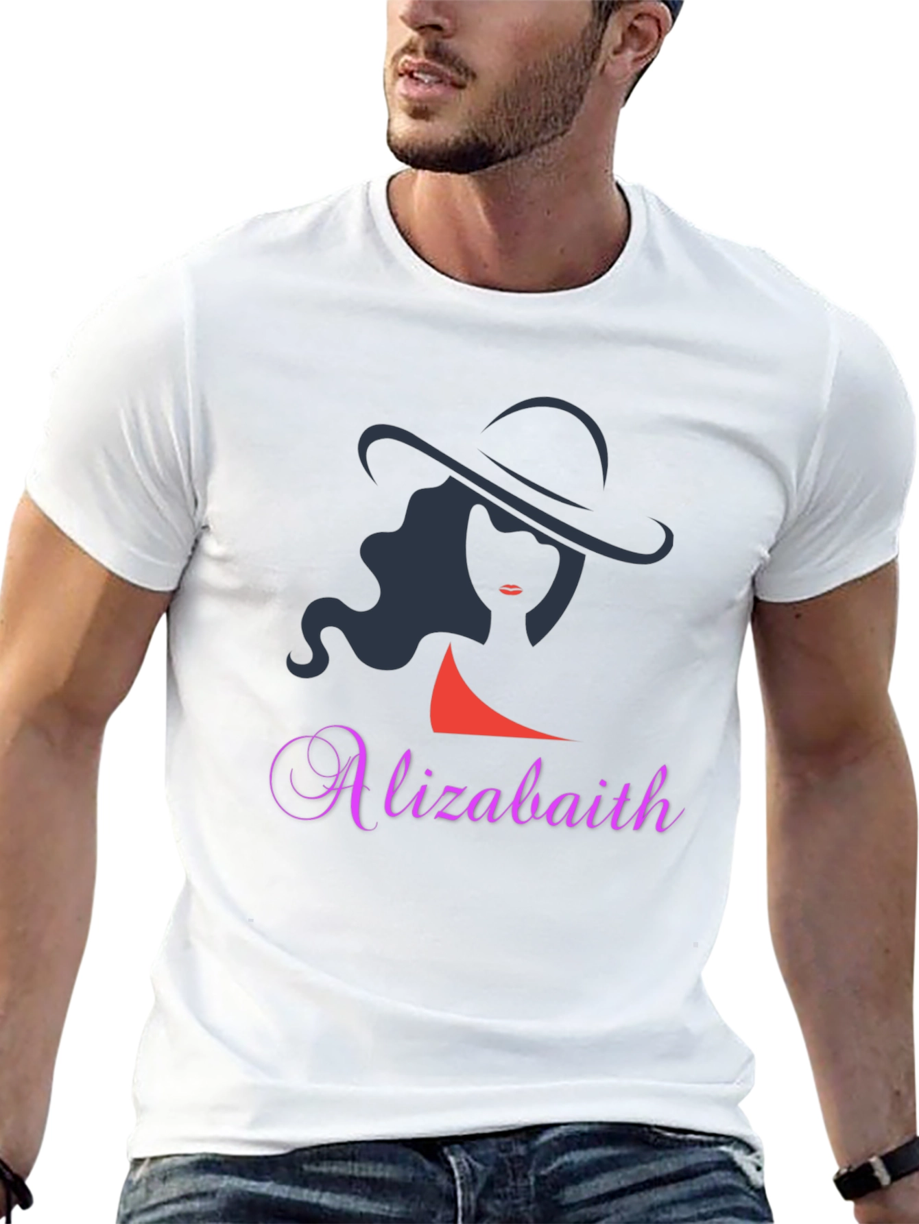 Elegant Woman Silhouette Tee - Alizabaith Design