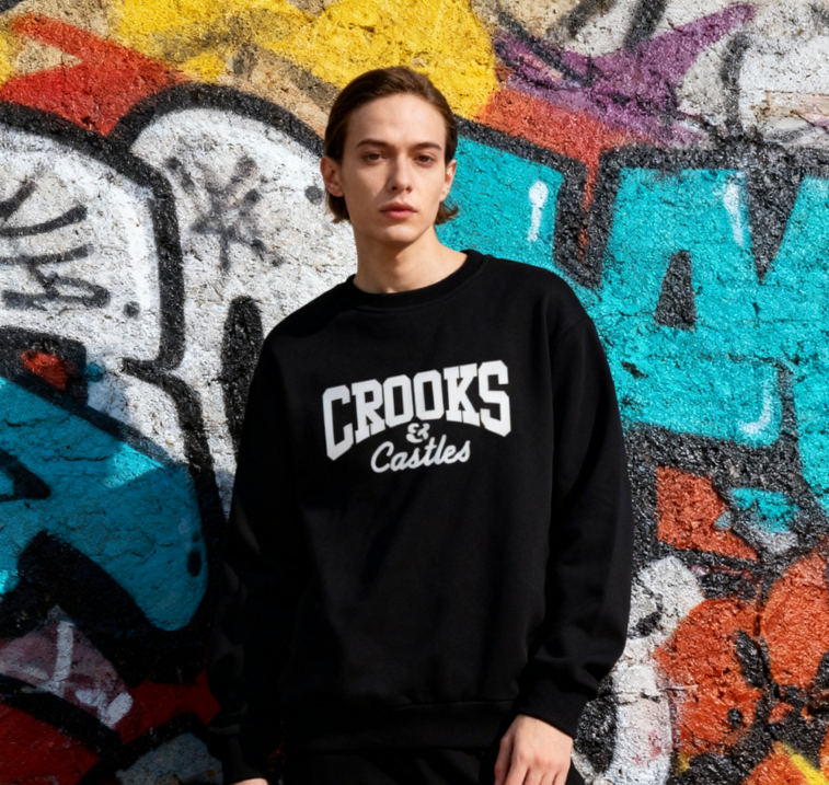 Crooks & Castles' Emblematic Crewneck Sweatshirt