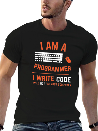 I Am A Programmer T-Shirt - Funny Coding Tee
