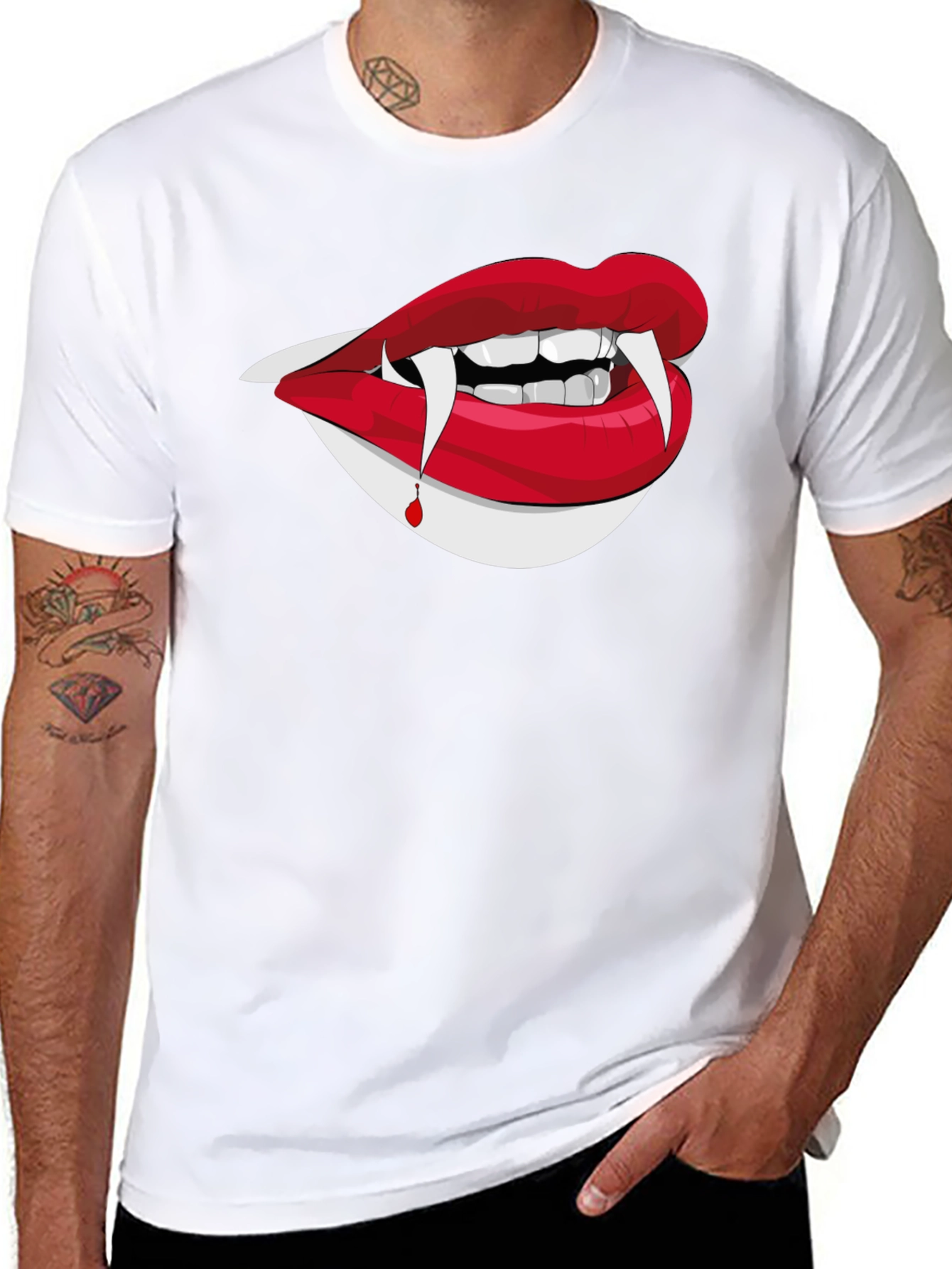 Vampire Bite T-Shirt - Halloween Ready