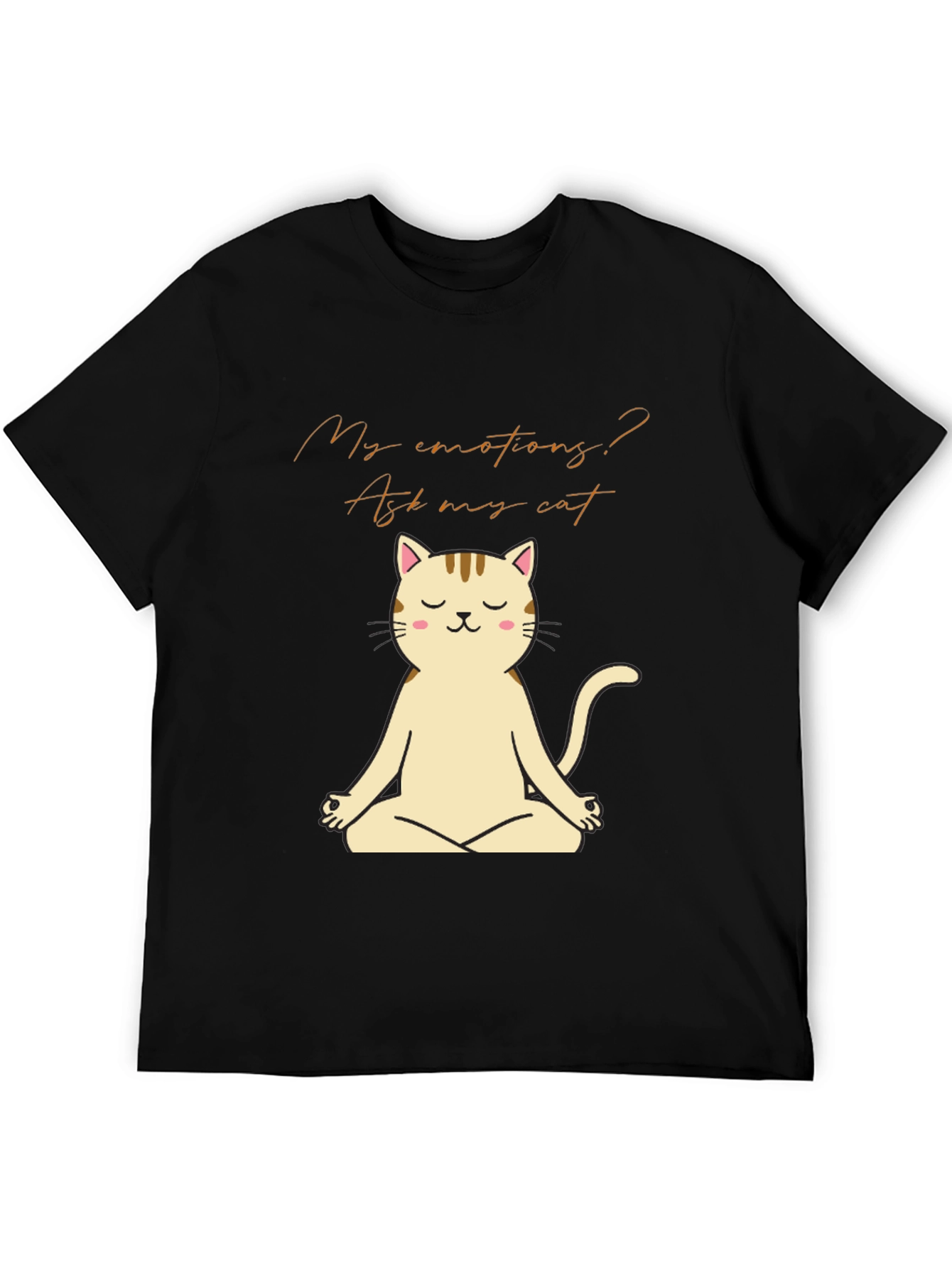 Meditating Cat T-Shirt - Ask My Cat