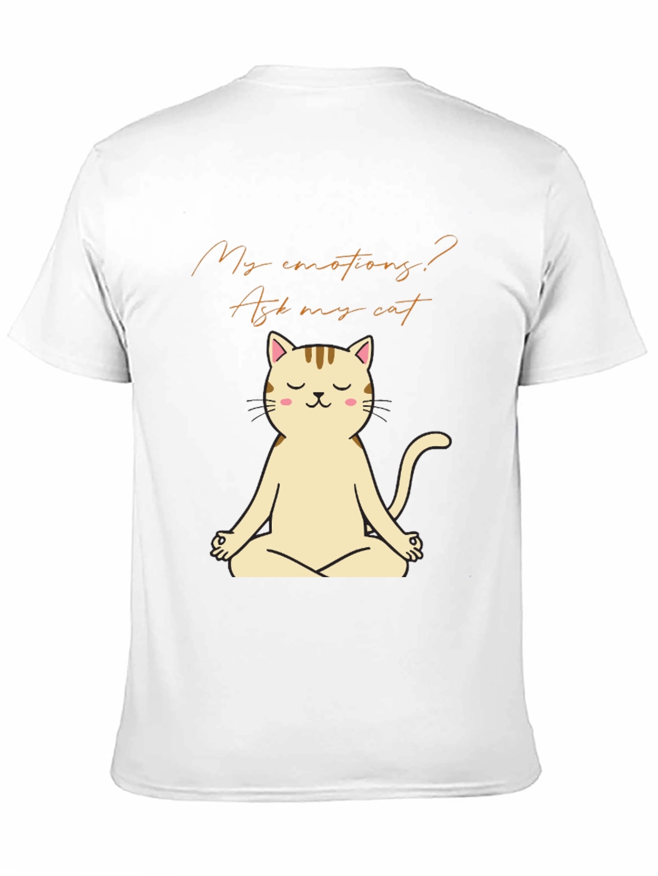 Meditating Cat T-Shirt - Ask My Cat