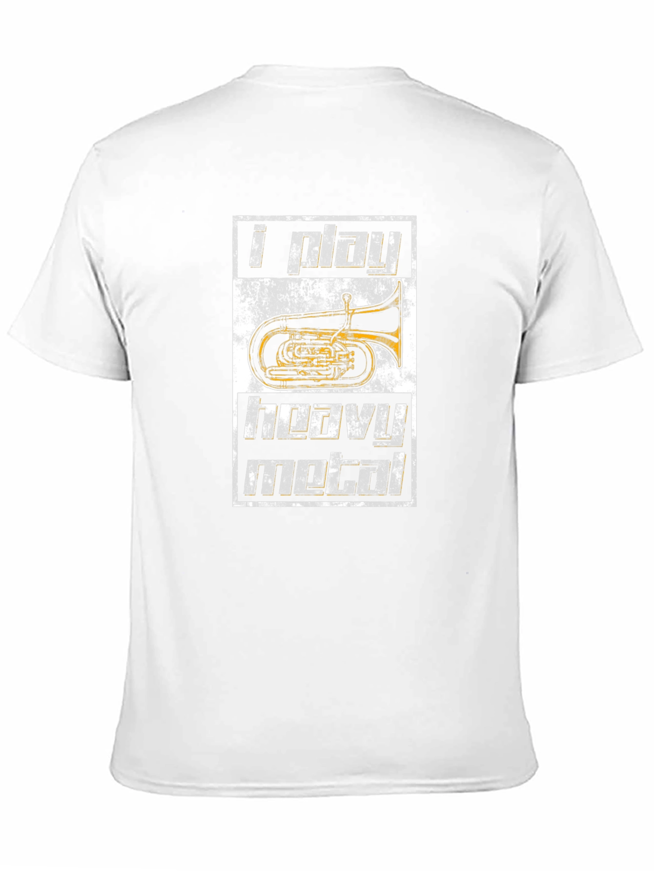 I Play Heavy Metal Tuba Funny Musician T-Shirt