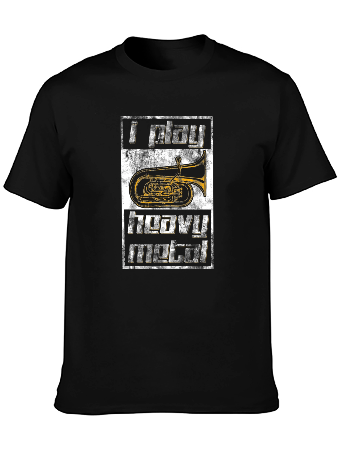 I Play Heavy Metal Tuba Funny Musician T-Shirt