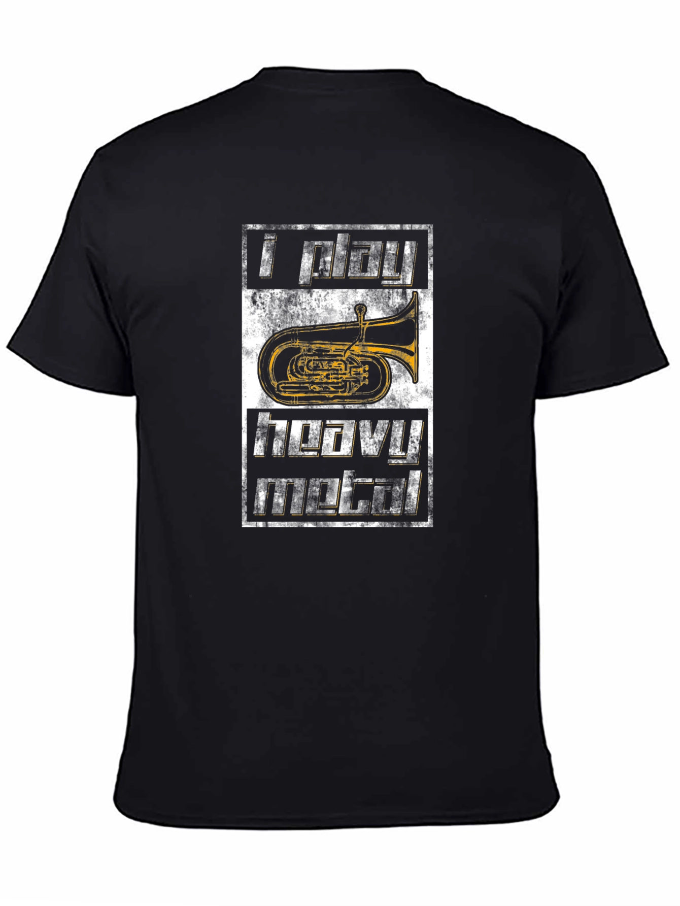 I Play Heavy Metal Tuba Funny Musician T-Shirt