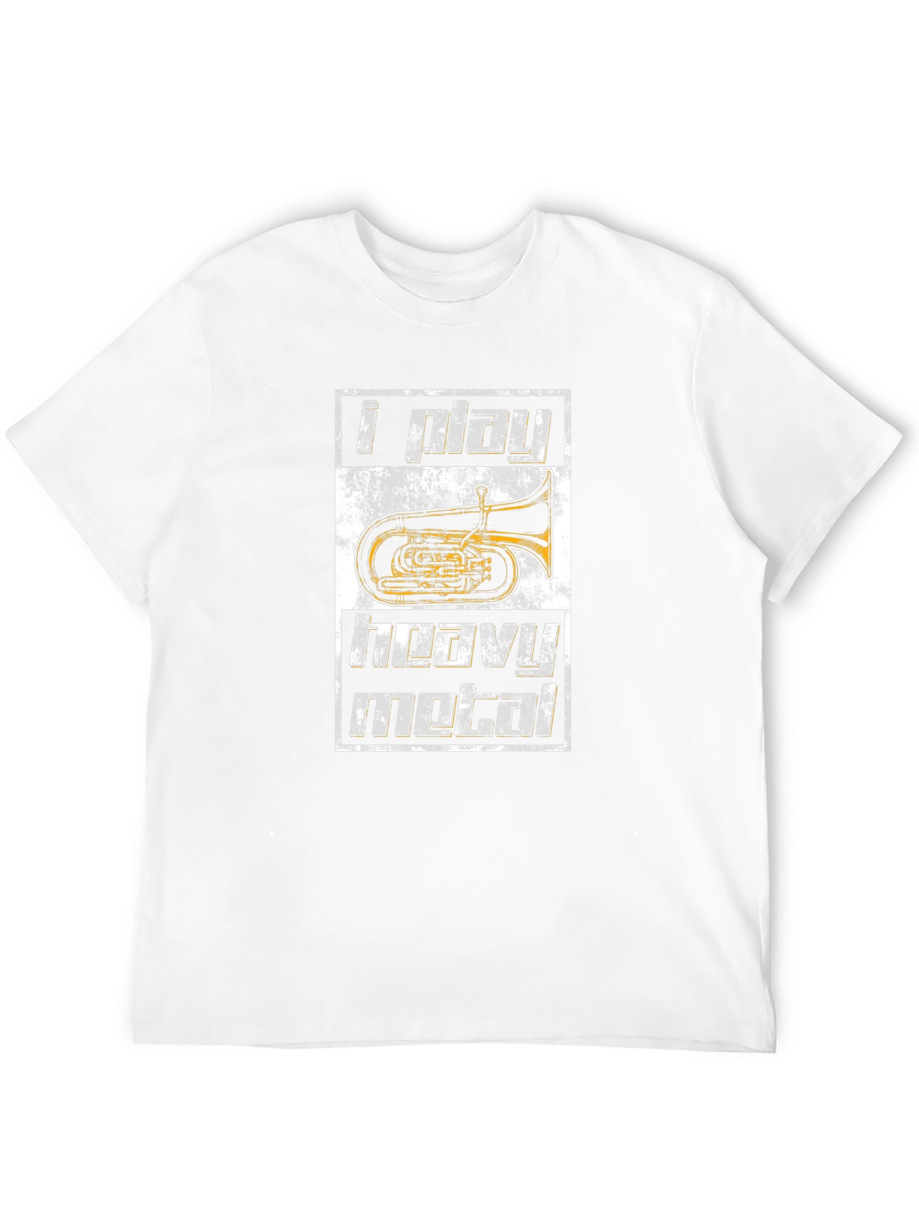 I Play Heavy Metal Tuba Funny Musician T-Shirt