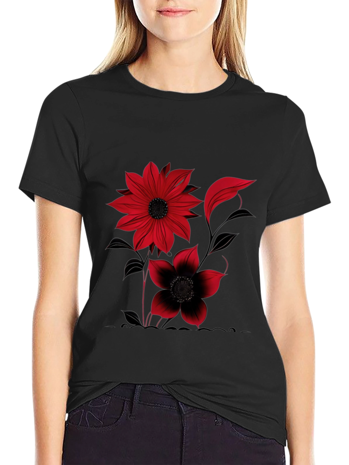 Floral Graphic Print T-Shirt