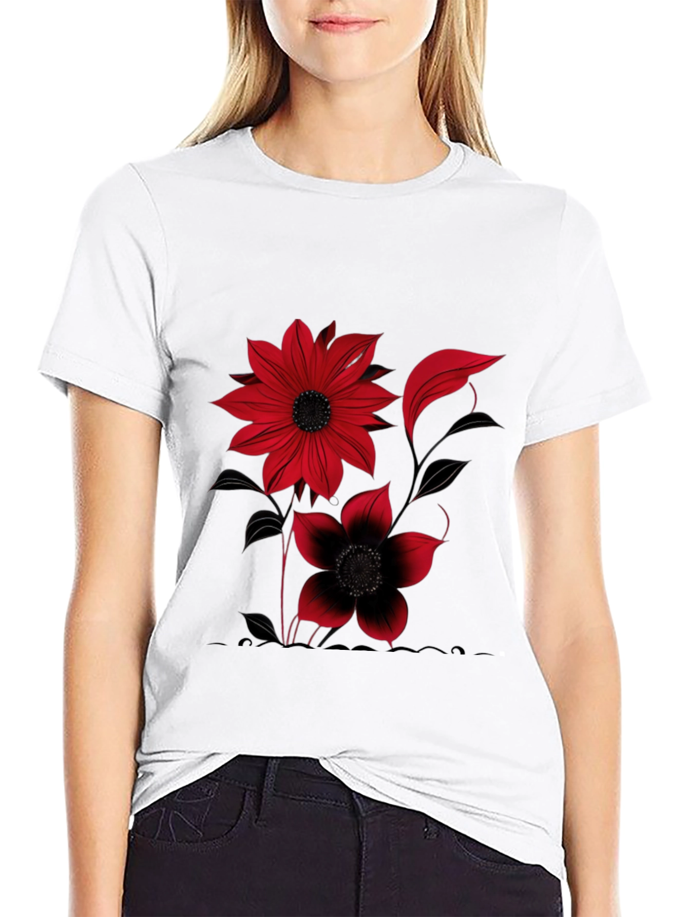Floral Graphic Print T-Shirt