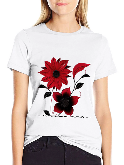 Floral Graphic Print T-Shirt