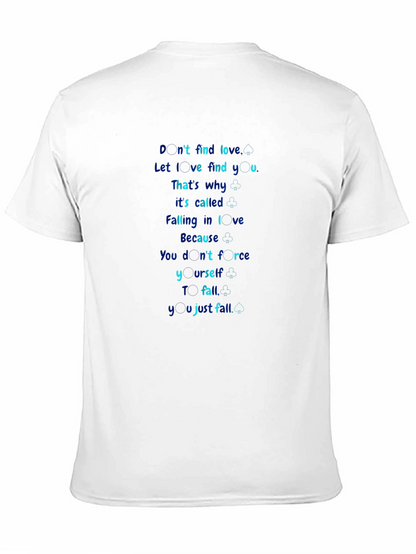 Falling in Love T-Shirt - Love Quote Graphic Tee