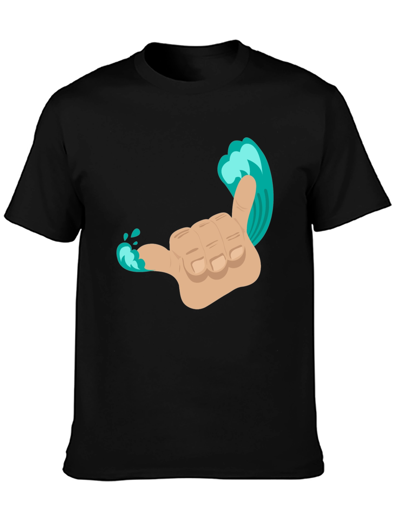 Hang Loose Wave Hand T-Shirt