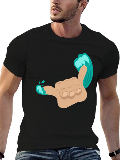 Hang Loose Wave Hand T-Shirt