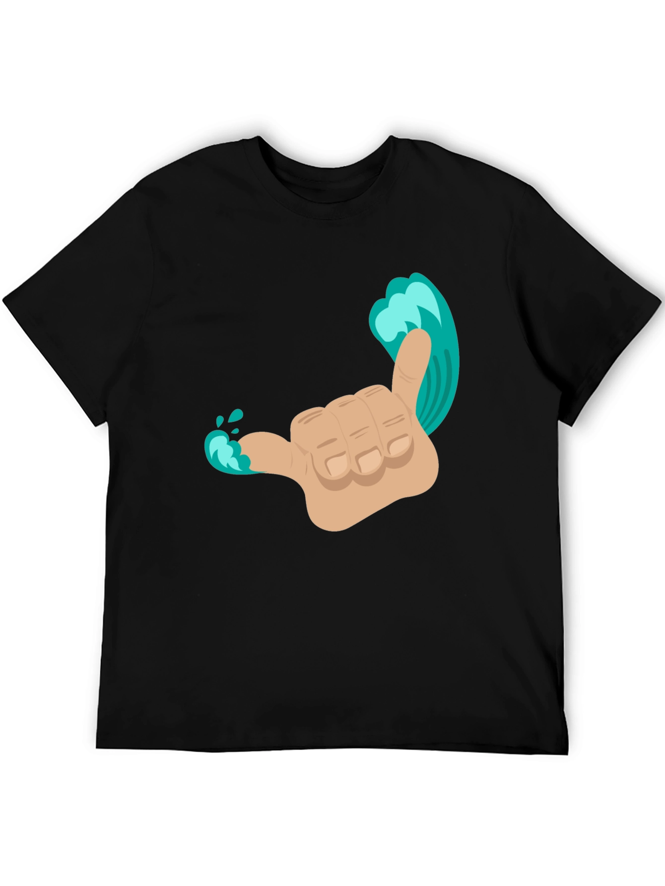 Hang Loose Wave Hand T-Shirt