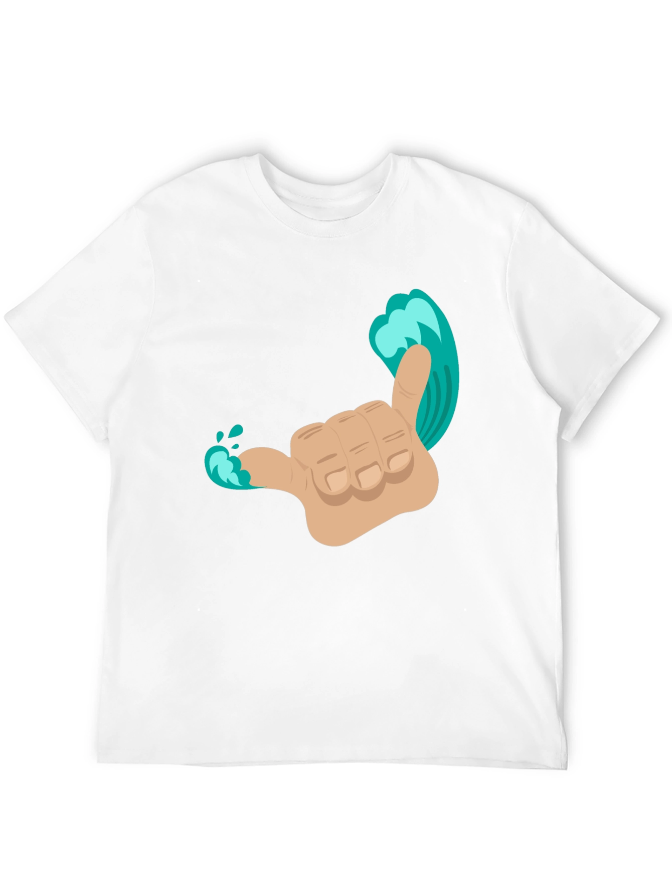Hang Loose Wave Hand T-Shirt
