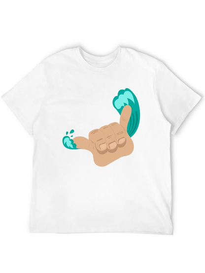 Hang Loose Wave Hand T-Shirt