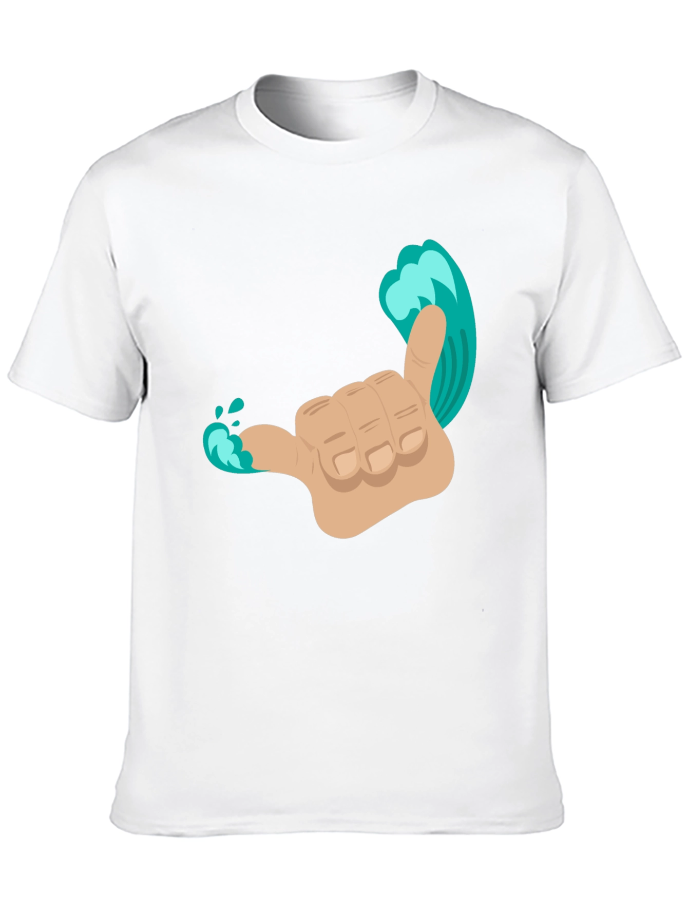 Hang Loose Wave Hand T-Shirt