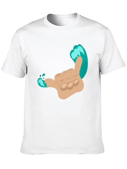 Hang Loose Wave Hand T-Shirt