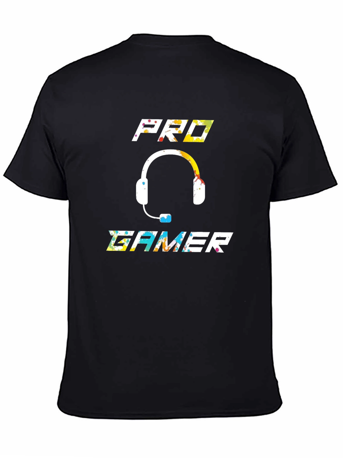 Pro Gamer Graphic T-Shirt - Black Cotton Blend