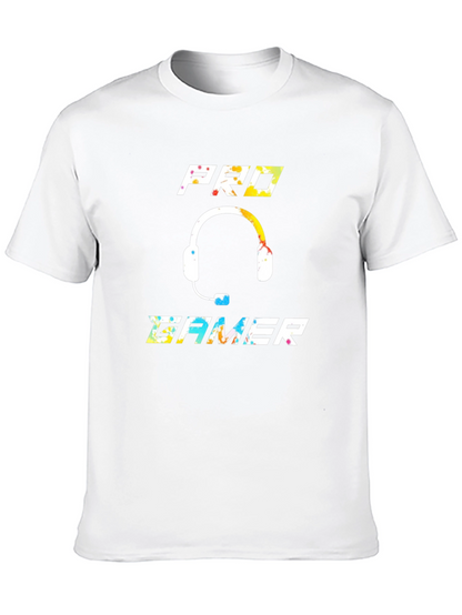 Pro Gamer Graphic T-Shirt - Black Cotton Blend