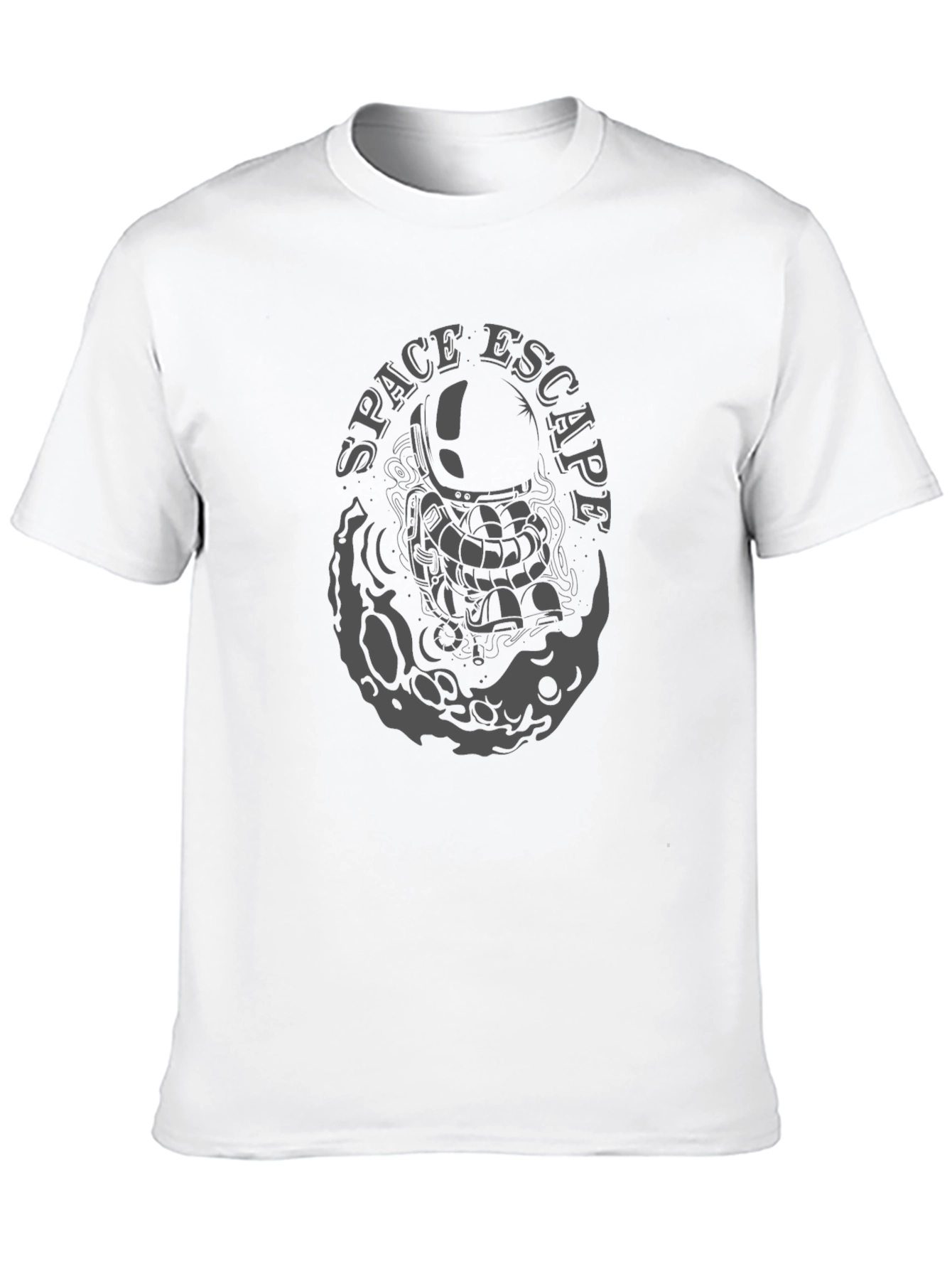 Space Escape Graphic T-Shirt - Astronaut Design