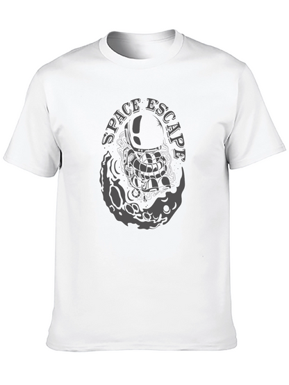 Space Escape Graphic T-Shirt - Astronaut Design