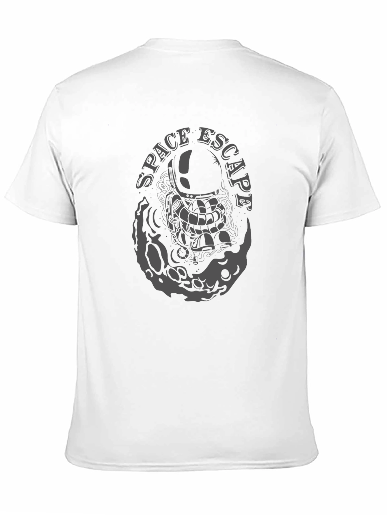 Space Escape Graphic T-Shirt - Astronaut Design