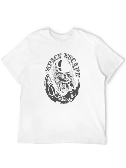 Space Escape Graphic T-Shirt - Astronaut Design