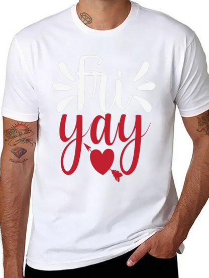 Fri-Yay Black Graphic Tee