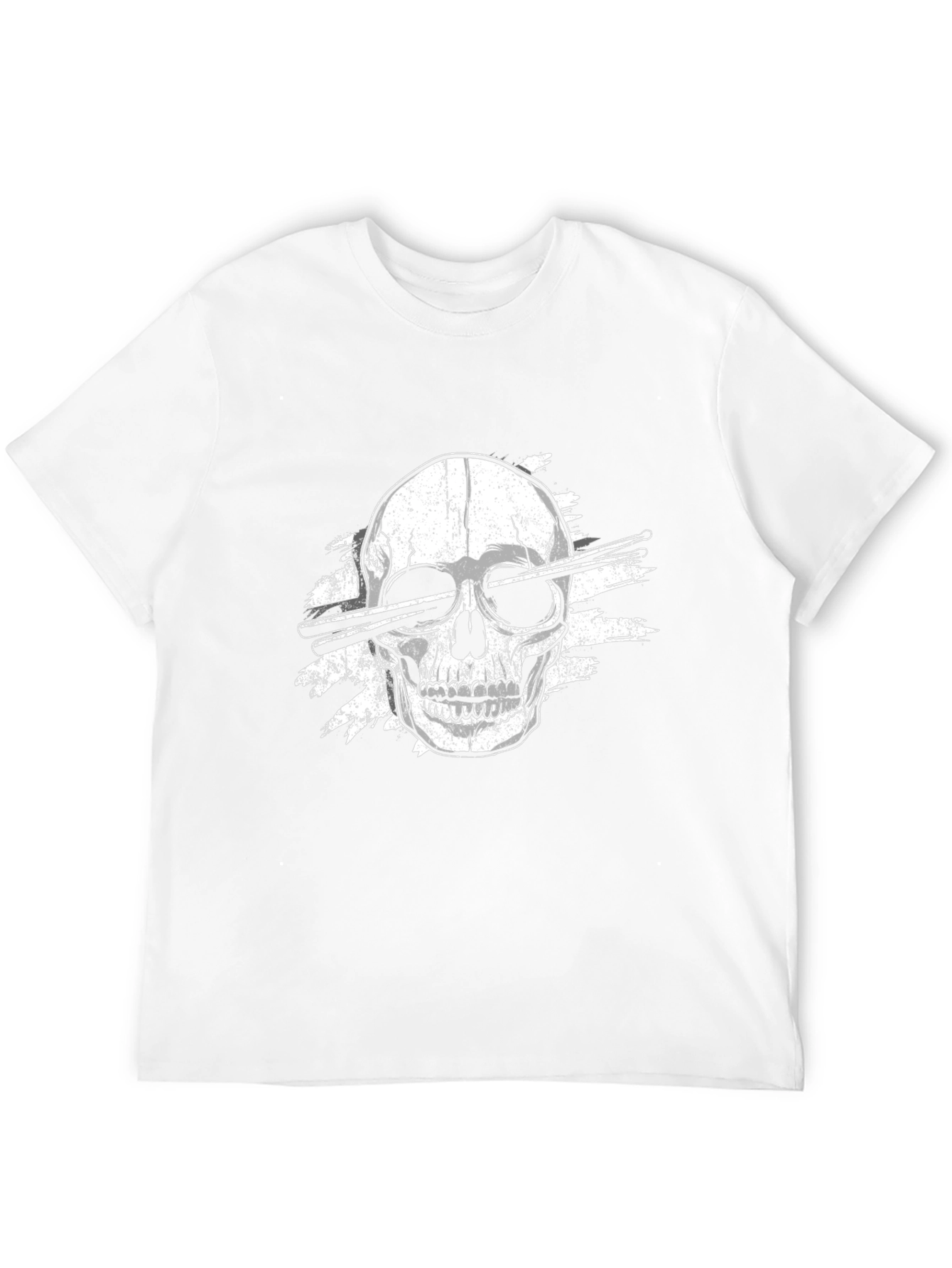 Skull Drummer T-Shirt - Rock & Roll Tee