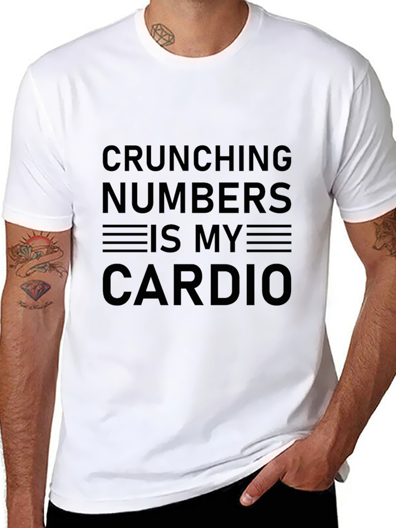 Crunching Numbers is My Cardio T-Shirt