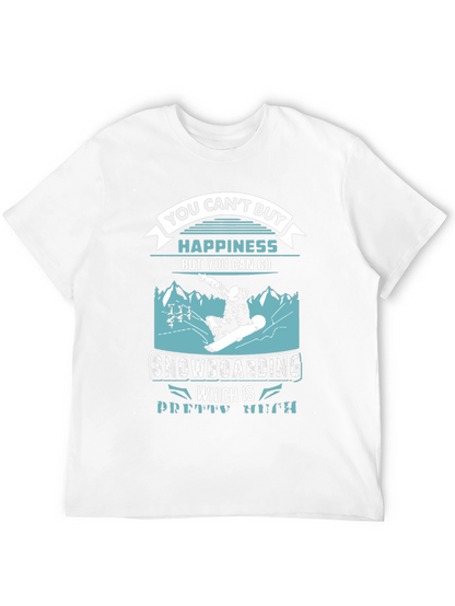 Snowboarding Happiness Graphic T-Shirt