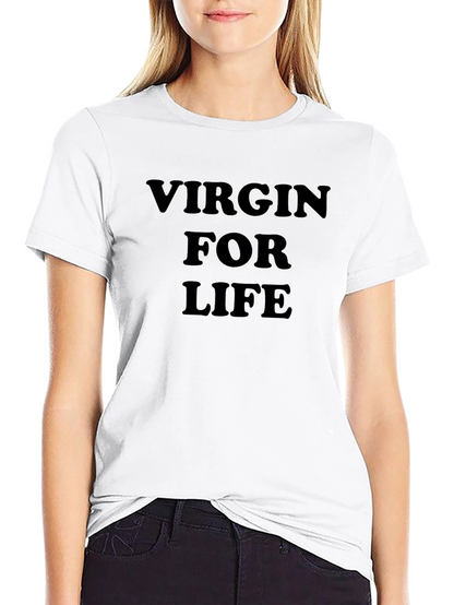 Virgin For Life Graphic Tee - Black T-Shirt