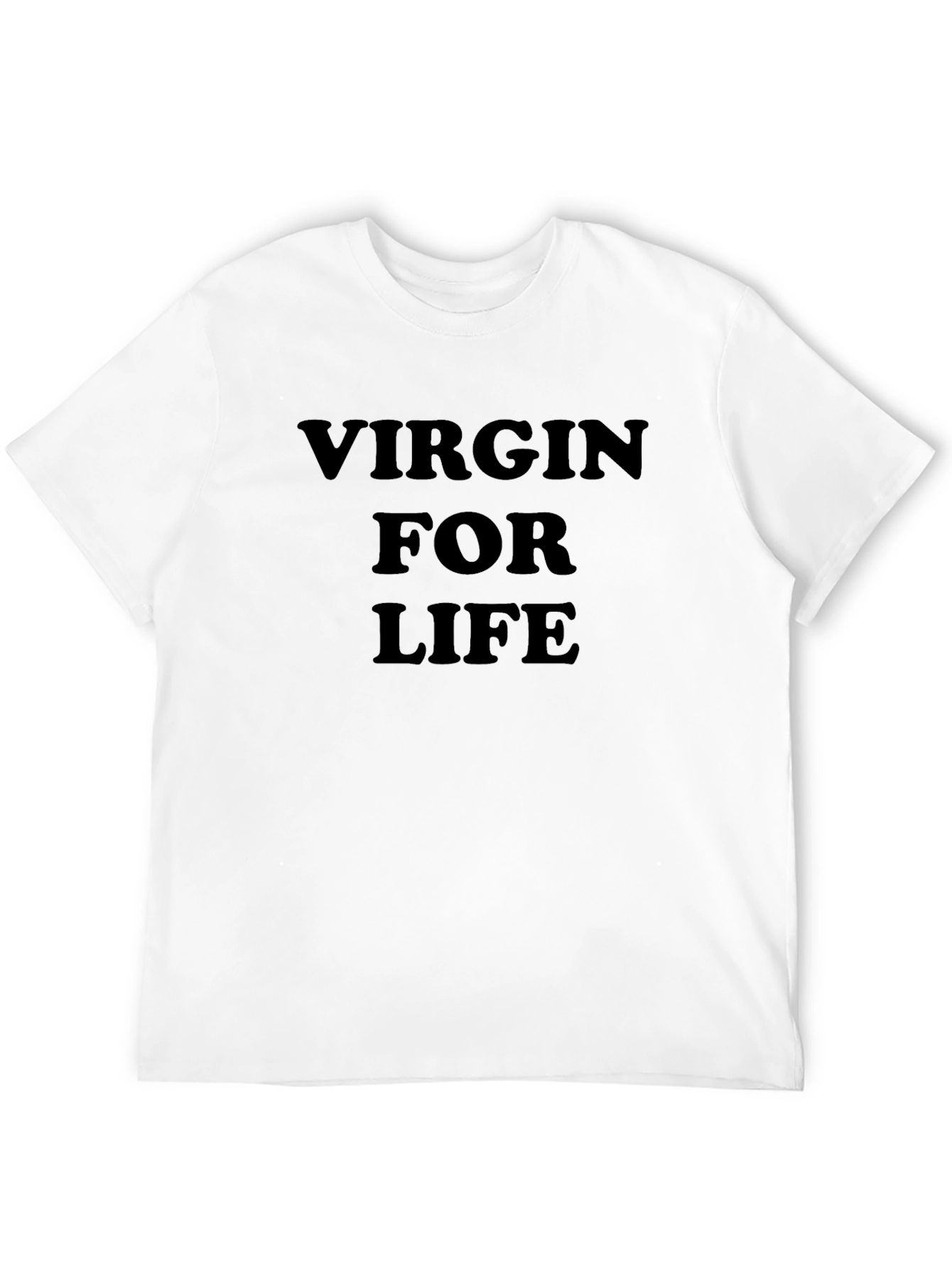 Virgin For Life Graphic Tee - Black T-Shirt