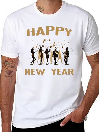 Happy New Year Graphic T-Shirt