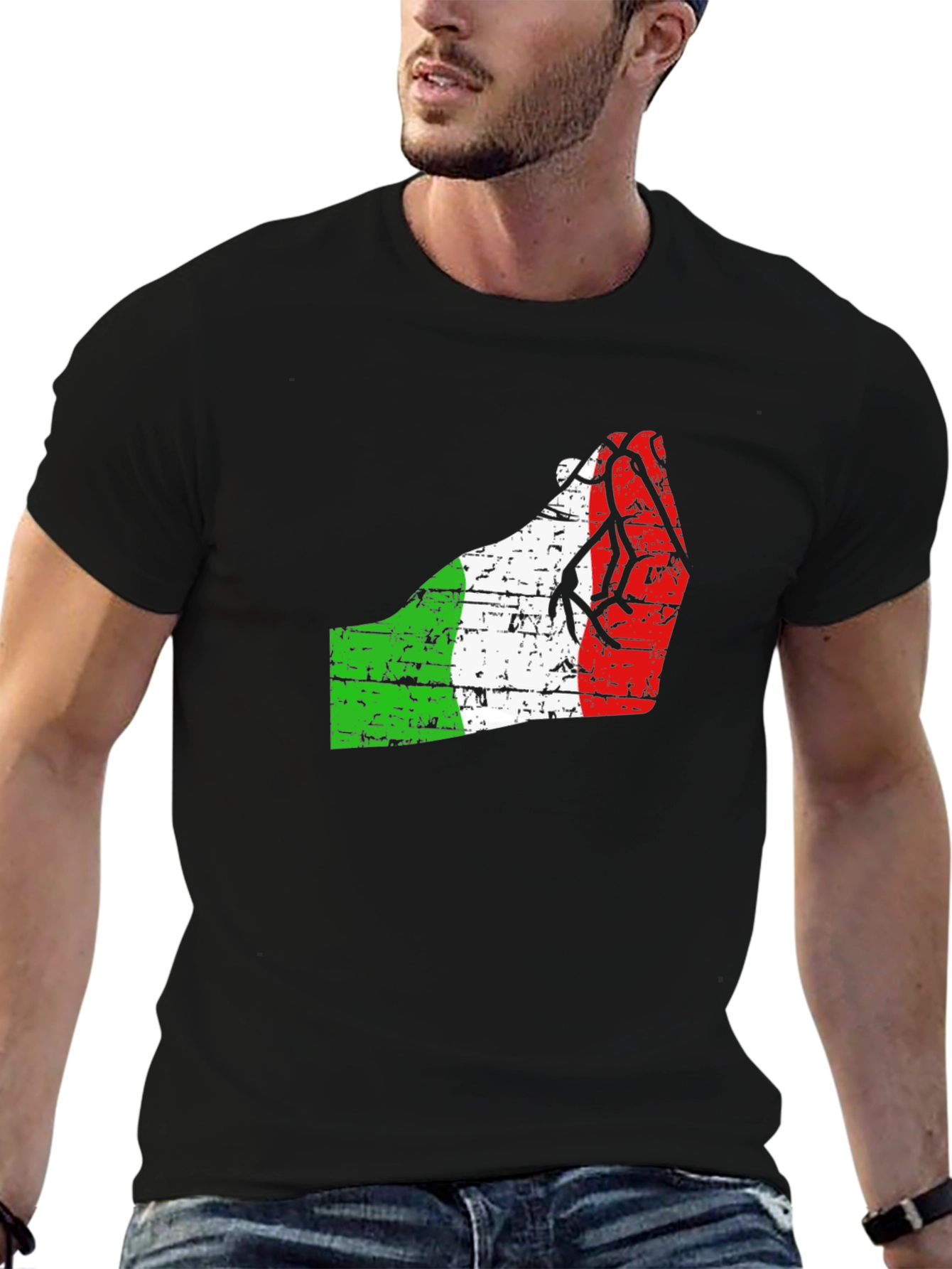 Italian Hand Gesture Graphic T-Shirt
